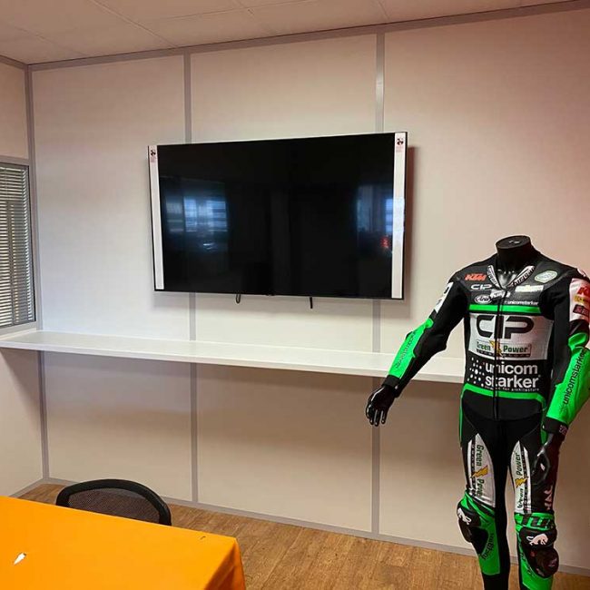 cloison modulaire en aluminium