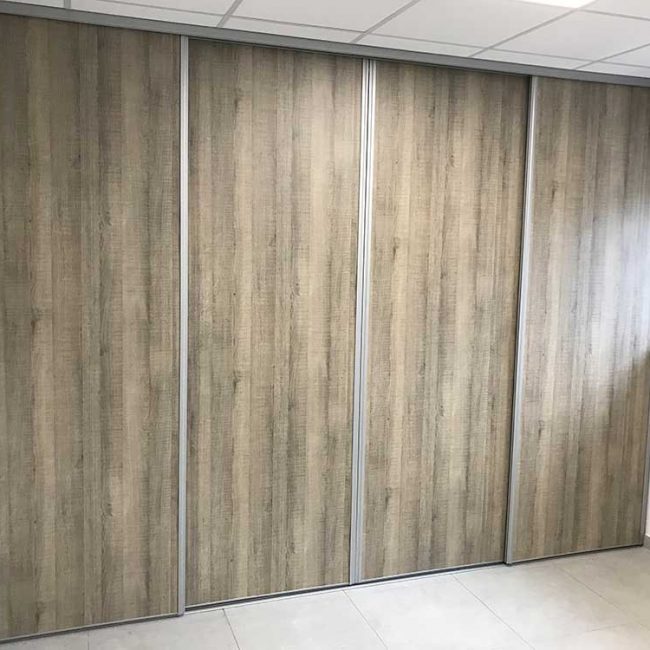 cloison modulaire en aluminium